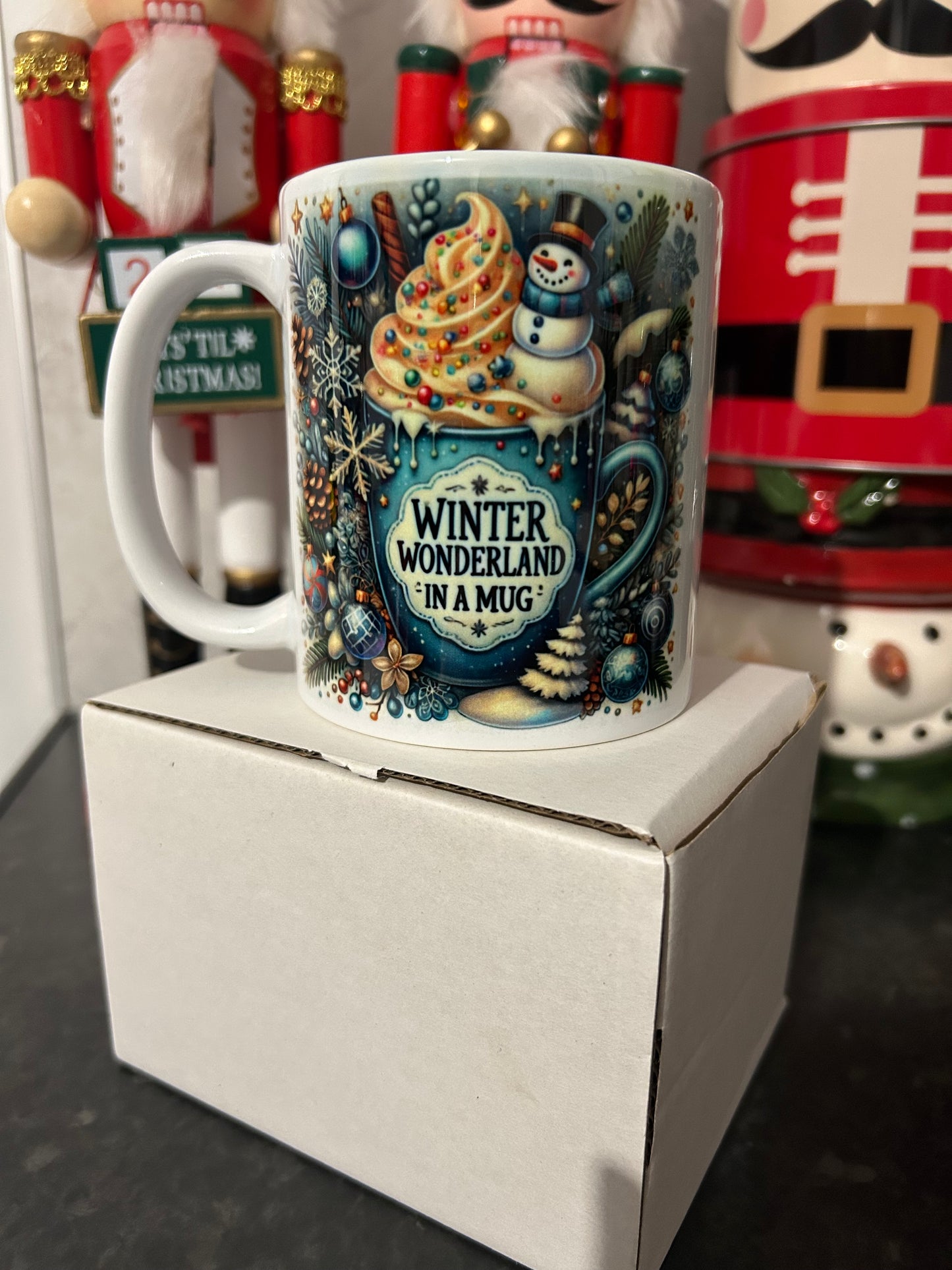 Handmade Custom Christmas Mug
