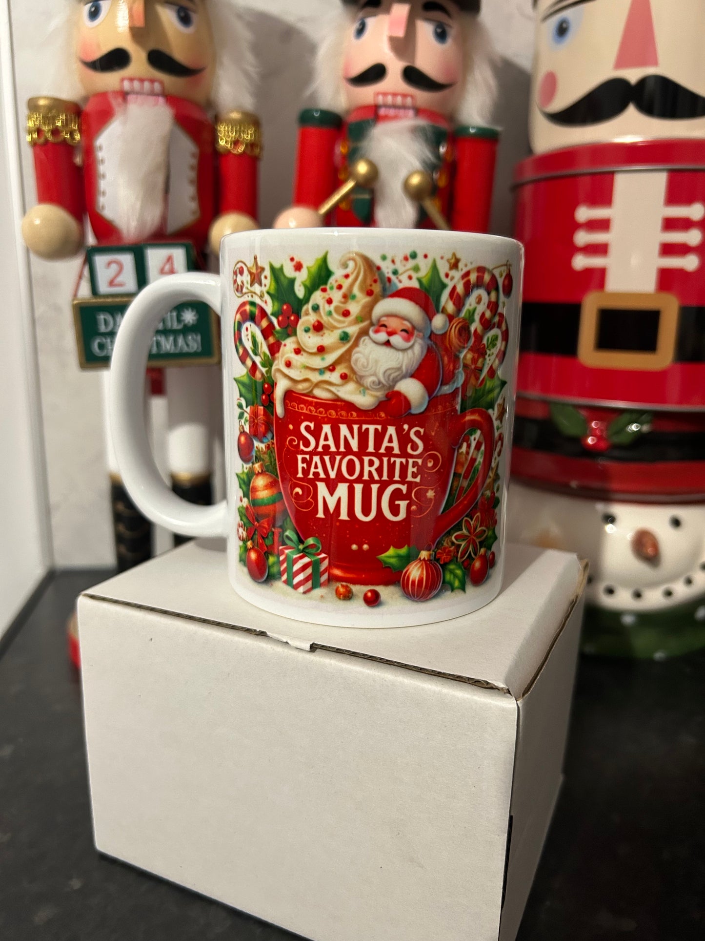Handmade custom Christmas Mug