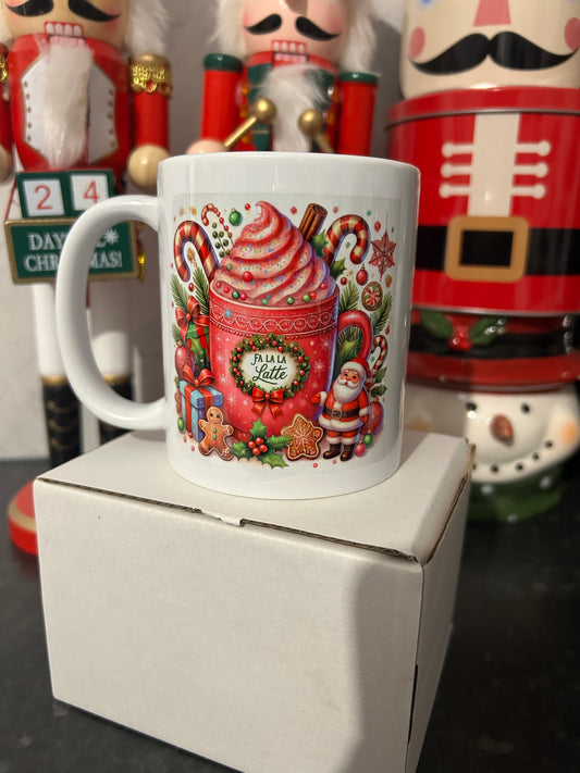 Handmade Custom Christmas Mug