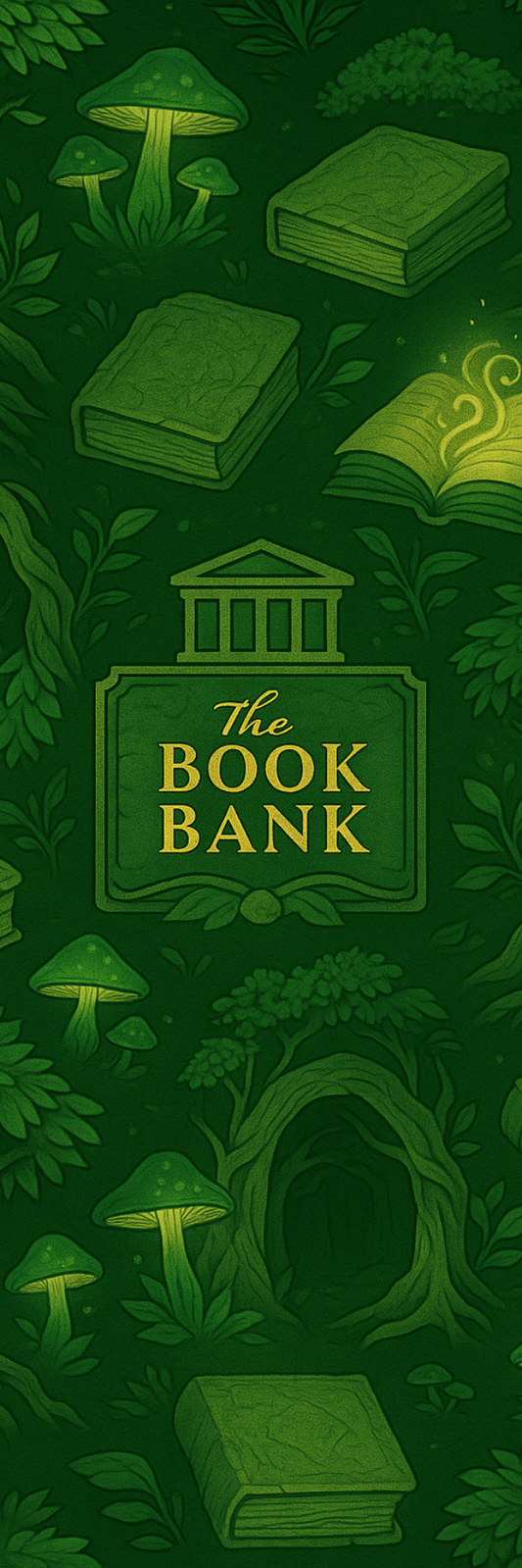 “The Enchanted Grove” Premium Bookmark – 350gsm Silk, Gloss-Laminated, Double-Sided